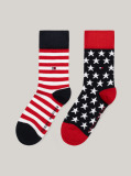 Multi TH Kids Sock 2-Pack Stars And Stripes  Kids Unisex