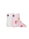 Pink Kids' 2-Pack Stripe Ankle Socks  Newborn