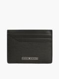 Black TH Business Leather Card Holder  Men