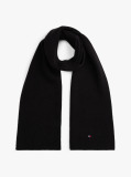Black Kids’ Rib-Knit Scarf  Kids Unisex