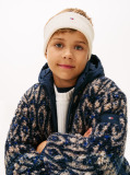White Essential Kids' Twist Flag Headband  Kids Unisex