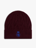 Red TH Crest Knit Beanie  Kids Unisex