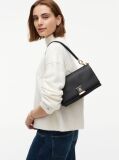 Black TH Monogram Flap Closure Crossbody Bag  Women