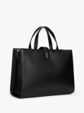 Black Heritage TH Monogram Plaque Satchel  Women