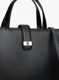 Black Heritage TH Monogram Plaque Satchel  Women