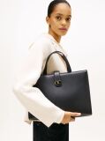 Black Heritage TH Monogram Plaque Satchel  Women