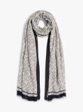 Blue TH Monogram Scarf  Women