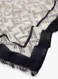 Blue TH Monogram Scarf  Women