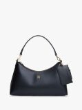 Black Hilfiger Icon Pebble Grain Shoulder Bag  Women