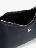 Black Hilfiger Icon Pebble Grain Shoulder Bag  Women