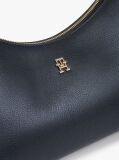 Black Hilfiger Icon Pebble Grain Shoulder Bag  Women