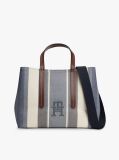 Blue City TH Monogram Jacquard Satchel  Women