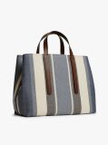 Blue City TH Monogram Jacquard Satchel  Women