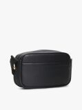 Black Logo Tape Crossbody Camera Bag  Women
