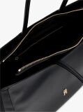 Black Hilfiger Icon Logo Tape Tote Bag  Women