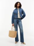 Beige Hilfiger Icon Logo Tape Tote Bag  Women