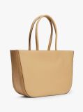Beige Hilfiger Icon Logo Tape Tote Bag  Women