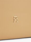 Beige Hilfiger Icon Logo Tape Tote Bag  Women