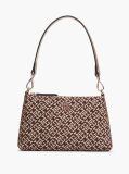 Beige TH Monogram Jacquard Shoulder Bag  Women