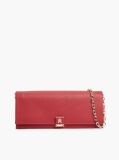 Red Heritage TH Monogram Chain Clutch  Women