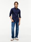 Black Stretch Slim Fit Shirt  Men