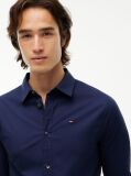 Black Stretch Slim Fit Shirt  Men