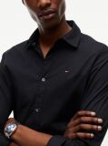 Black Stretch Slim Fit Shirt  Men