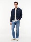 White Stretch Slim Fit Shirt  Men