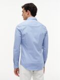 Blue Stretch Slim Fit Shirt  Men