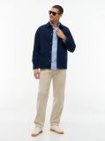 Blue Stretch Organic Cotton Slim Fit Shirt  Men