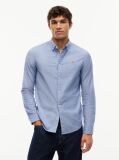Blue Stretch Organic Cotton Slim Fit Shirt  Men