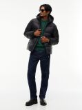 Black Water Repellent Down Jacket  Men