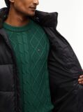 Black Water Repellent Down Jacket  Men