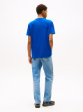 Blue Tommy Badge Crew Neck T-Shirt  Men