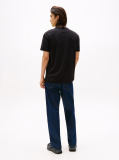 Black Regular Logo Embroidery T-Shirt  Men