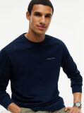 Blue Linear Logo Slim Long-Sleeve T-Shirt  Men
