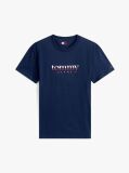 Blue Logo Jersey Crew Neck T-Shirt  Men