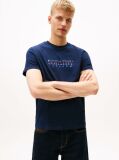 Blue Logo Jersey Slim T-Shirt  Men
