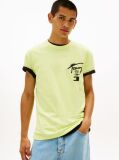 Green Signature Back Logo Jersey T-Shirt  Men