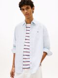 Blue Regular Fit Linen Blend Shirt  Men