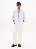Blue Regular Fit Linen Blend Shirt  Men