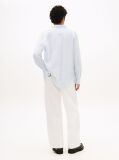 Blue Regular Fit Linen Blend Shirt  Men