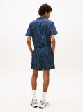 Blue Print Poplin Relaxed Shorts  Men
