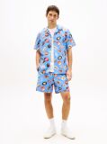 Multi Print Poplin Relaxed Shorts  Men
