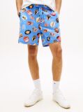 Multi Print Poplin Relaxed Shorts  Men