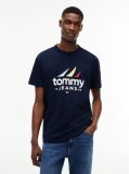 Blue Textured Jersey T-Shirt  Men