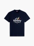 Blue Textured Jersey T-Shirt  Men