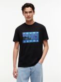 Black Photo Print T-Shirt  Men