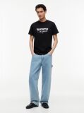 Black Logo Graphic Slim T-Shirt  Men
