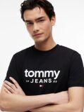 Black Logo Graphic Slim T-Shirt  Men